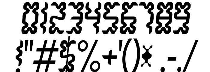 WhiteLake-Regular Font OTHER CHARS
