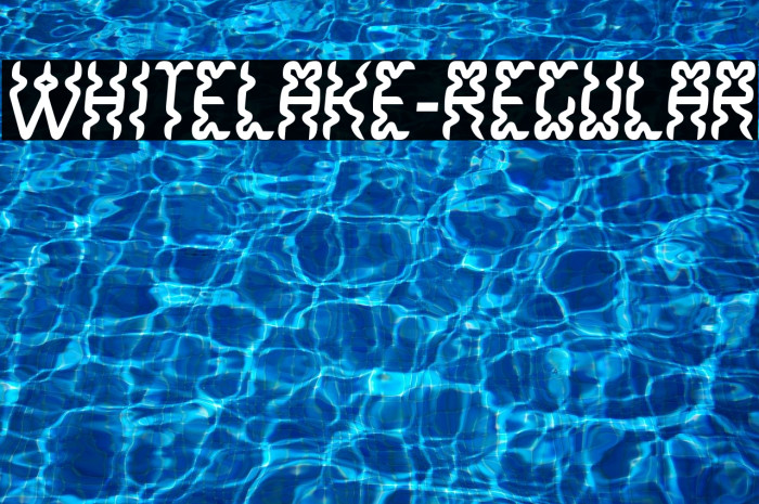 WhiteLake-Regular Font examples