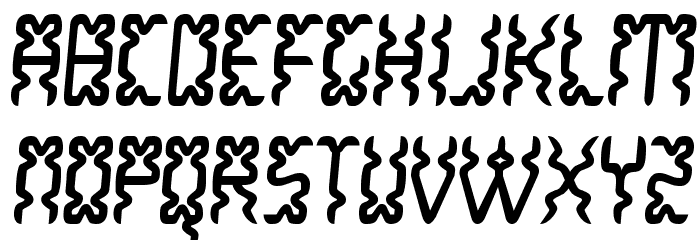 WhiteLake-Regular Font LOWERCASE