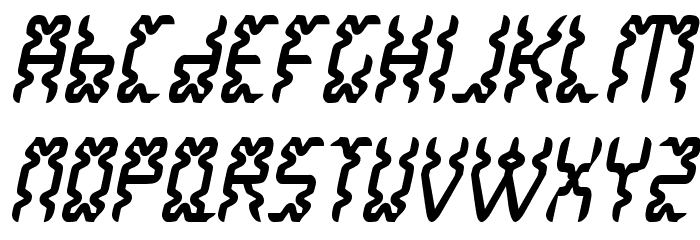 WhiteLake Font LOWERCASE