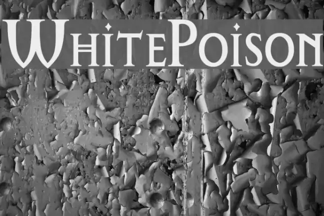 WhitePoison Font examples
