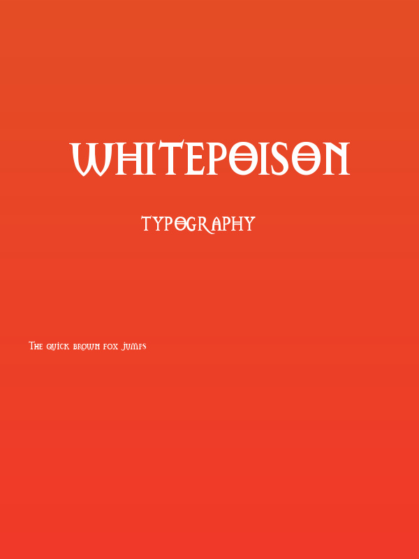 WhitePoison Poster