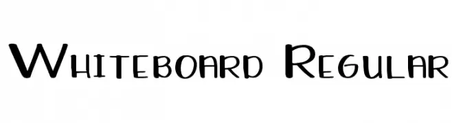 Whiteboard Regular  नि: शुल्क फ़ॉन्ट्स डाउनलोड