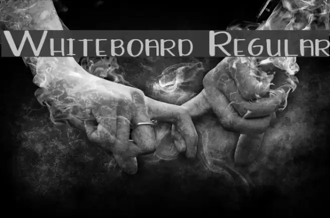 Whiteboard Regular Font examples