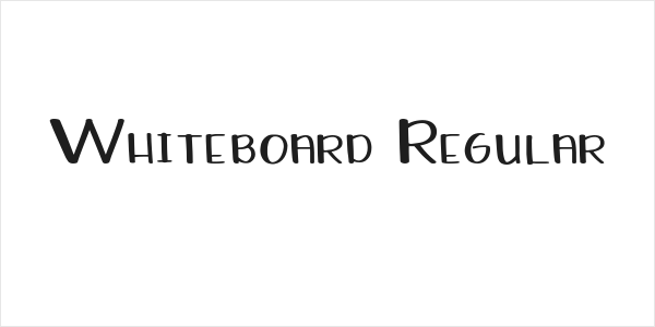 Whiteboard Regular Logo
