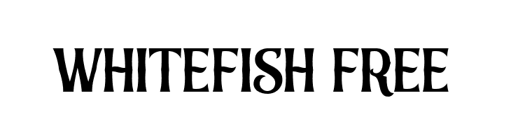 Whitefish FREE  नि: शुल्क फ़ॉन्ट्स डाउनलोड