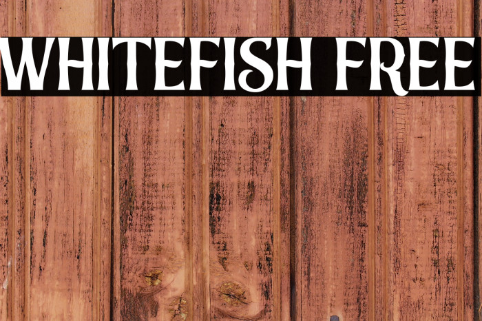 Whitefish FREE Example 2