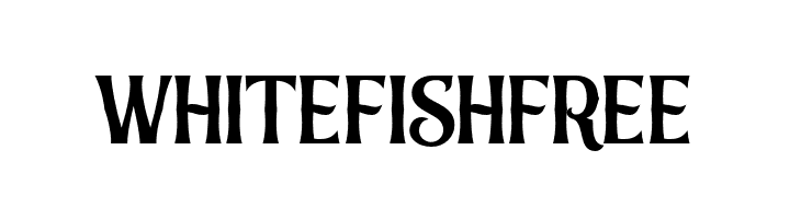 WhitefishFREE  Free Fonts Download
