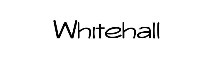 Whitehall  フリーフォントのダウンロード