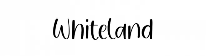Whiteland  les polices de caractères gratuit tlcharger