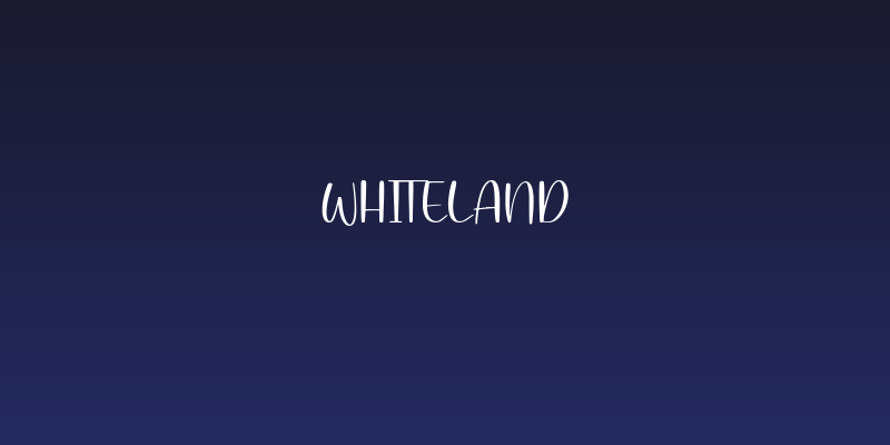 Whiteland Social Header