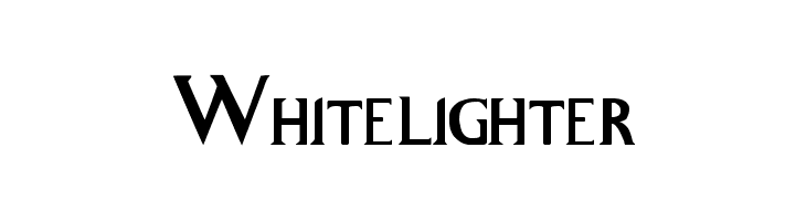 Whitelighter  免费字体下载