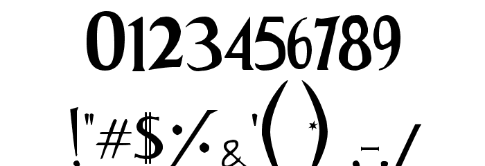 Whitelighter Font OTHER CHARS