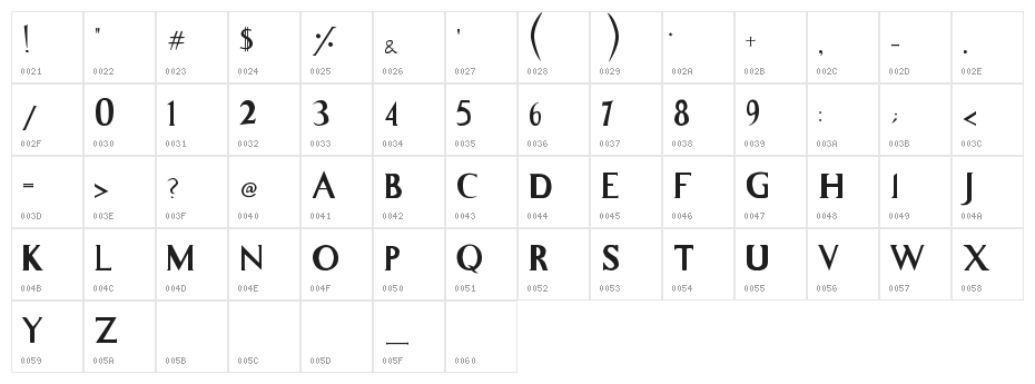 Whitelighter Character Map