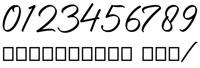 Whitelist-Demo Font OTHER CHARS