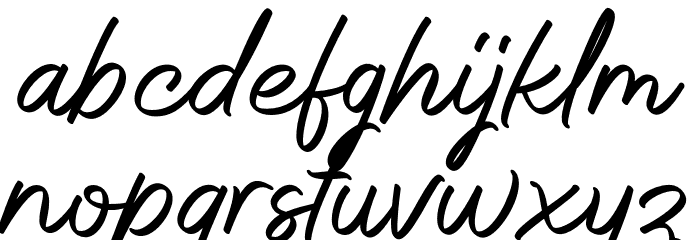 Whitelist-Demo Font LOWERCASE