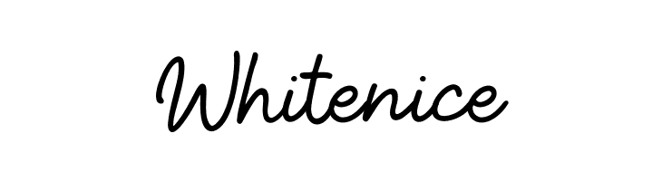 Whitenice  baixar fontes gratis