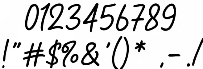 Whitenice Schriftart Anderer Schreiben