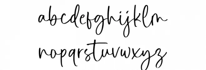 Whitestar फ़ॉन्ट लोअरकेस