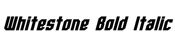 Whitestone Bold Italic  नि: शुल्क फ़ॉन्ट्स डाउनलोड