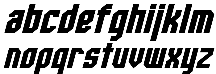 Whitestone Bold Italic Font LOWERCASE