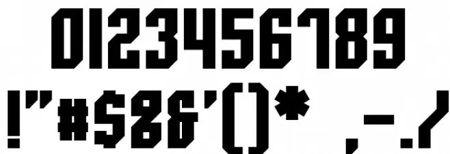 Whitestone Bold Font OTHER CHARS