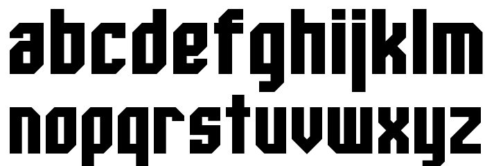 Whitestone Bold Font LOWERCASE
