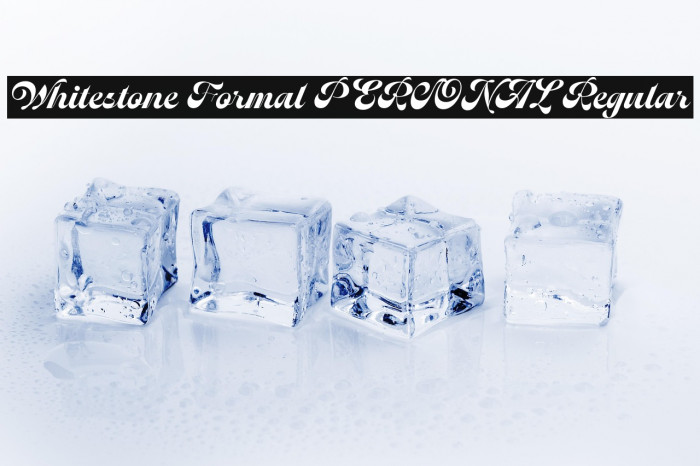 Whitestone Formal PERSONAL Regular Example 2
