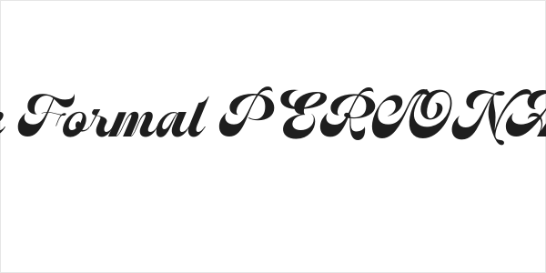 Whitestone Formal PERSONAL Regular Logo