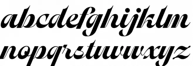 Whitestone Formal PERSONAL Regular 字体 小写