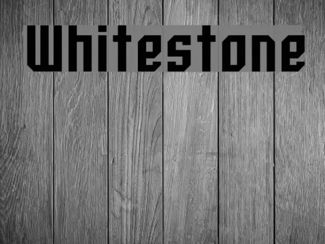 Whitestone Font examples