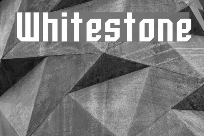 Whitestone Font examples