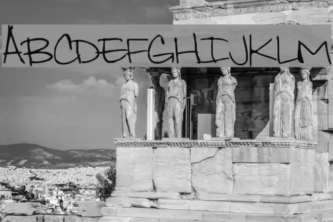 WhiteyFord Font examples