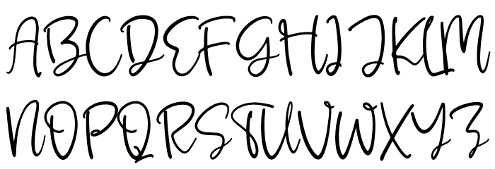 Whitfield Font UPPERCASE