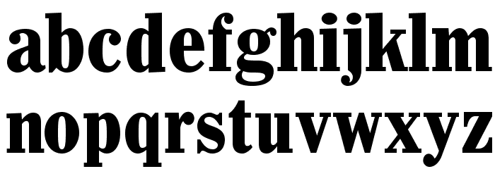 Whitin-CondensedBlack Font LOWERCASE