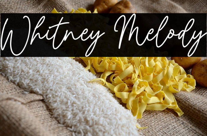 Whitney Melody Example 2