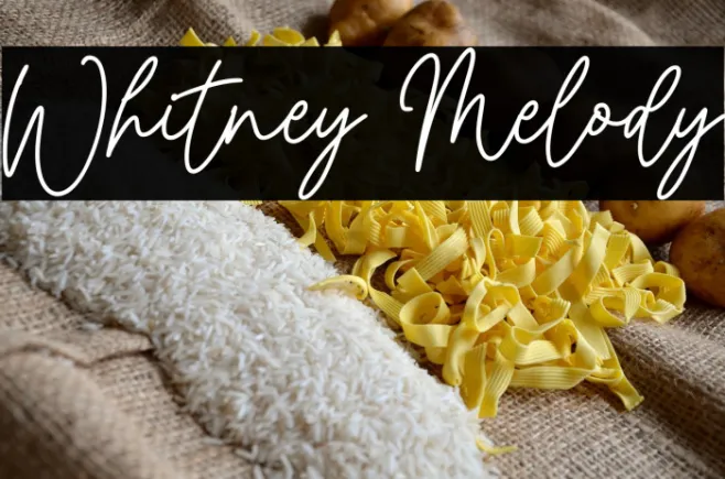 Whitney Melody Example 2