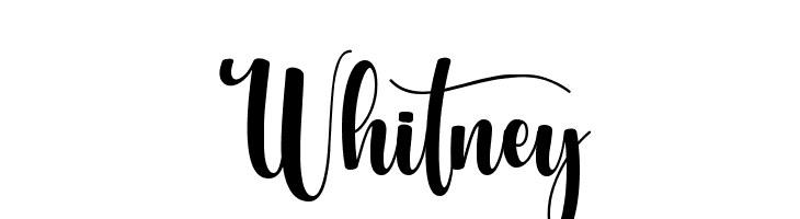 Whitney  フリーフォントのダウンロード