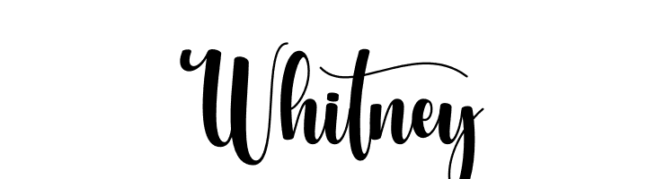 Whitney  नि: शुल्क फ़ॉन्ट्स डाउनलोड