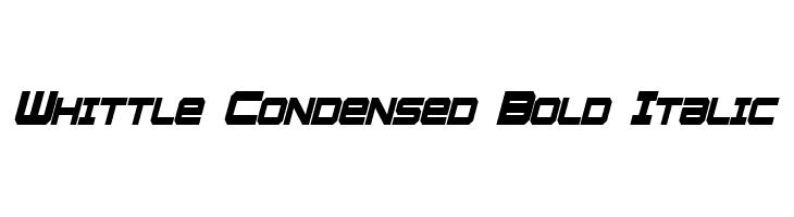 Whittle Condensed Bold Italic  नि: शुल्क फ़ॉन्ट्स डाउनलोड