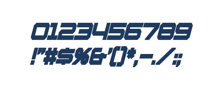 Whittle Condensed Bold Italic Other Characters