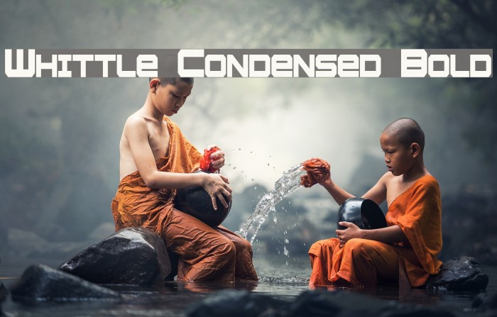 Whittle Condensed Bold Example 1