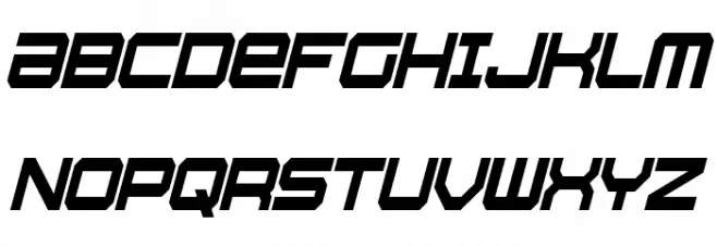 Whittle Condensed Italic Polices MAJUSCULES