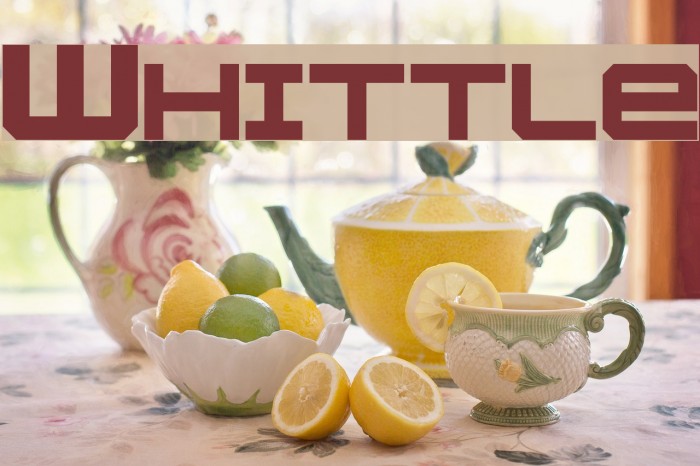 Whittle Font examples