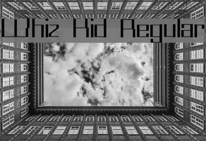 Whiz Kid Regular Font examples