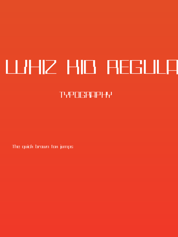 Whiz Kid Regular Poster