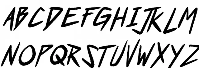 Who Dares?! Bold Italic Fuentes MAYÚSCULAS
