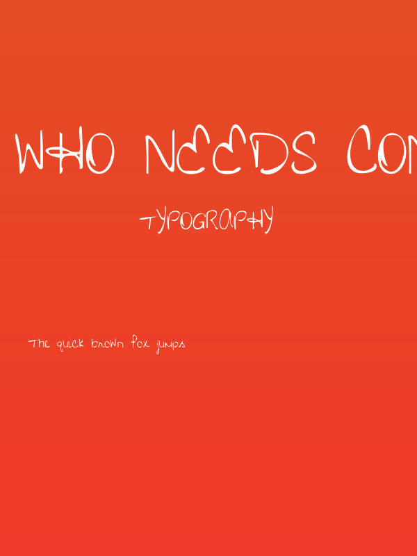 Who Needs Consistency? Poster