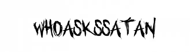 Who asks Satan  नि: शुल्क फ़ॉन्ट्स डाउनलोड