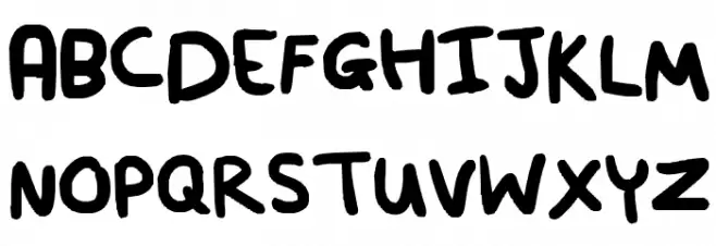 Who said I had to do my homework Font Litere mari